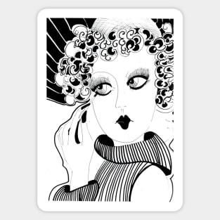 LIPSTICK DOLLY ,,, House of Harlequin Sticker